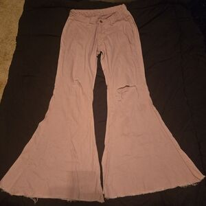 Flared Pink Pants